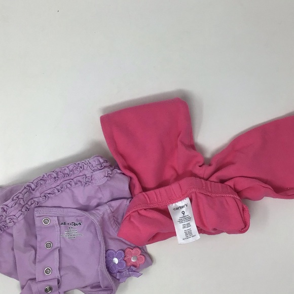 Baby R Us Floral Ruffle Hem Carter’s Ruffle Pants - Picture 3 of 5